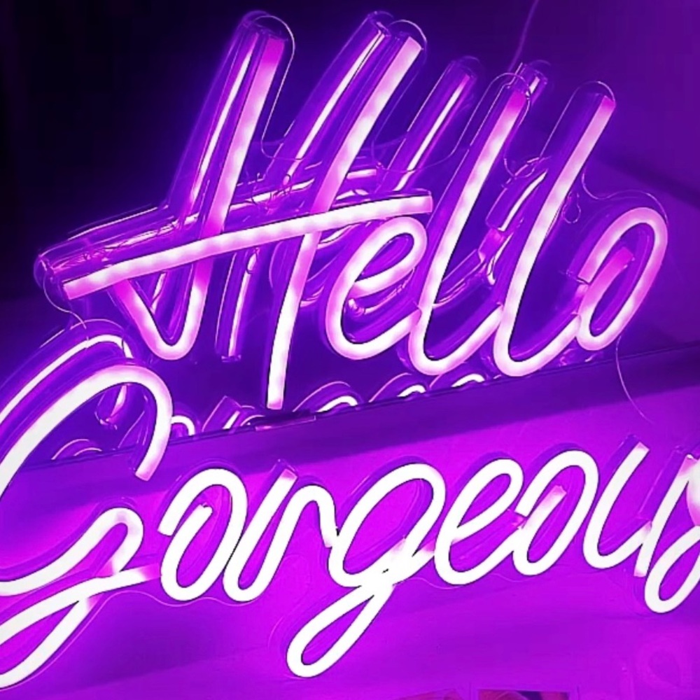 NEON SIGN - HELLO GORGEOUS